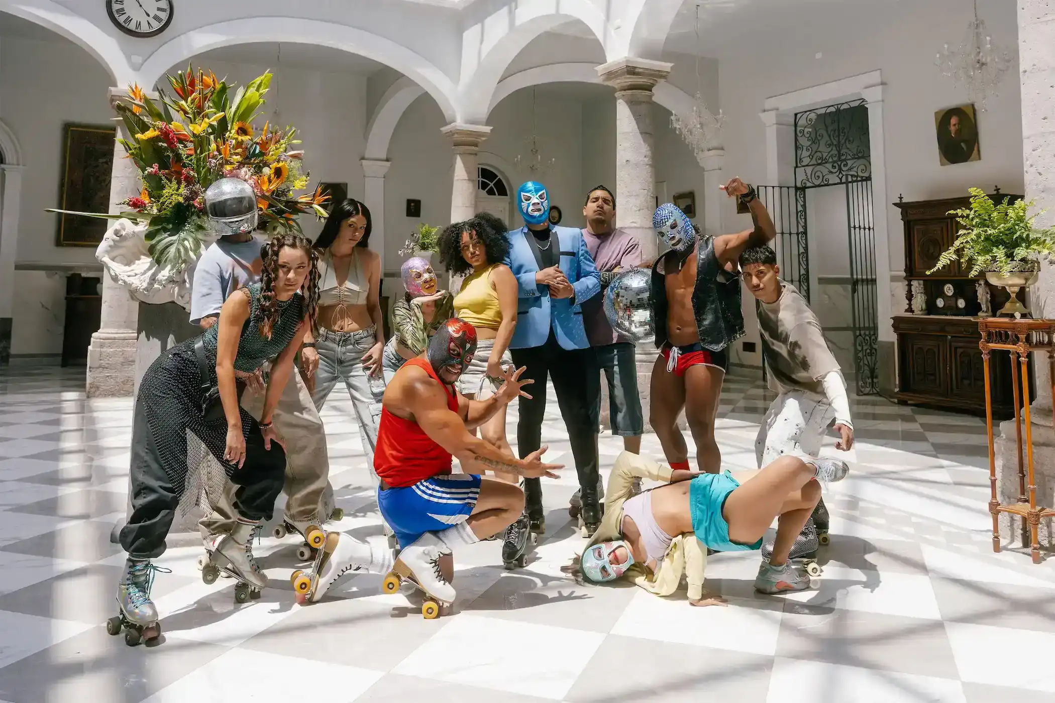 Don Gato's roller skating amigos